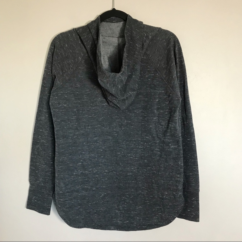 Athletic Works Heather Gray Funnel Neck Hoodie Medium (8-10) - Picture 6 of 9